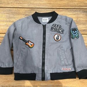 Adorable HUDSON retro hipster bomber jacket 18 Months